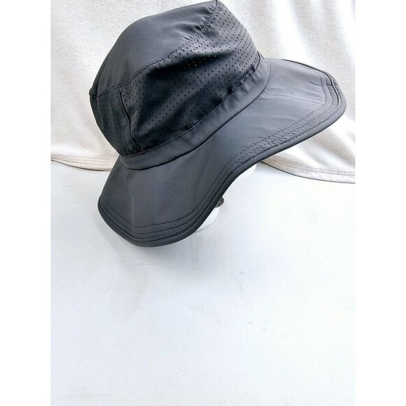 Mission Max Plus Men's Gray Adjustable Head and Chin Logo Boonie Hat - Picture 3 of 12